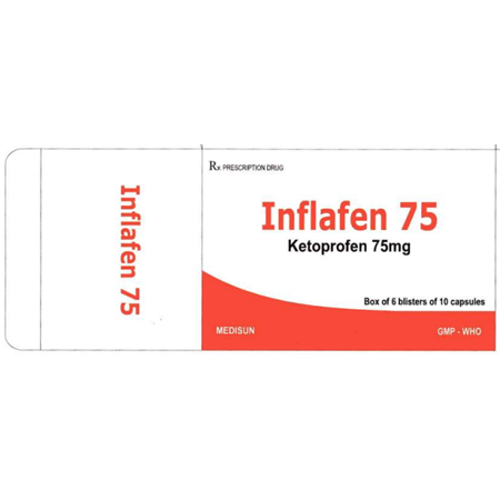 Thuốc Inflafen 75 - Điều trị viêm khớp ở bệnh nhân bị gút
