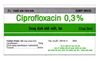 Thuốc Ciprofloxacin 0,3% Vidipha - Thuốc điều trị nhiễm khuẩn mắt, tai hiệu quả