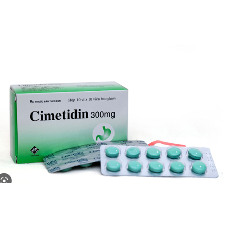 Thuốc Cimetidin 300mg trị trào ngược dạ dày, thực quản