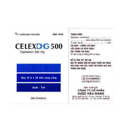 Thuốc CelexDHG 500 - Điều trị nhiễm khuẩn 