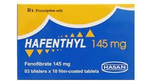 Thuốc Hafenthyl 145mg - Điều trị rối loạn lipid máu