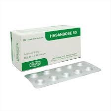 Thuốc Hasanbose 50 - Điều trị tiểu đường tuýp 2
