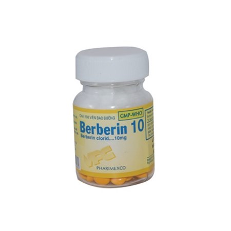 Thuốc Berberin 10 VPC - Thuốc điều trị nhiễm trùng đường tiêu hóa