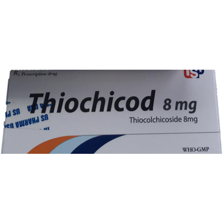 Thuốc Thiochicod 8 mg -  giúp giãn cơ và tăng cường trương lực cơ