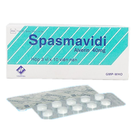 Thuốc Spasmavidi chống co thắt cơ trơn đường tiêu hóa, tiết niệu