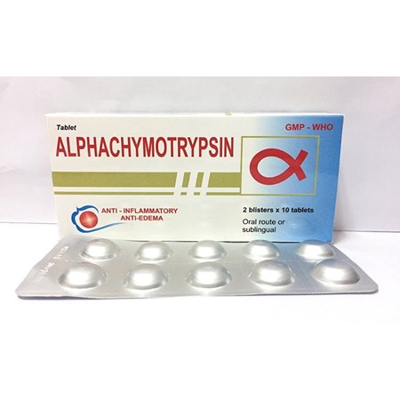 Thuốc Alphachymotrypsin - Giảm sưng và hạn chế tình trạng phá hủy mô