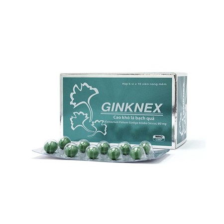 Thuốc Ginknex - Hỗ trợ tuần hoàn máu não, cải thiện trí nhớ
