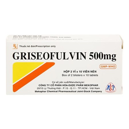 Thuốc Griseofulvin 500