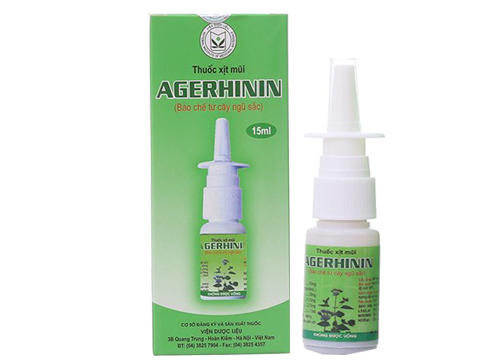 Thuốc Agerhinin Spr.15ml – Thuốc điều trị viêm mũi, viêm
