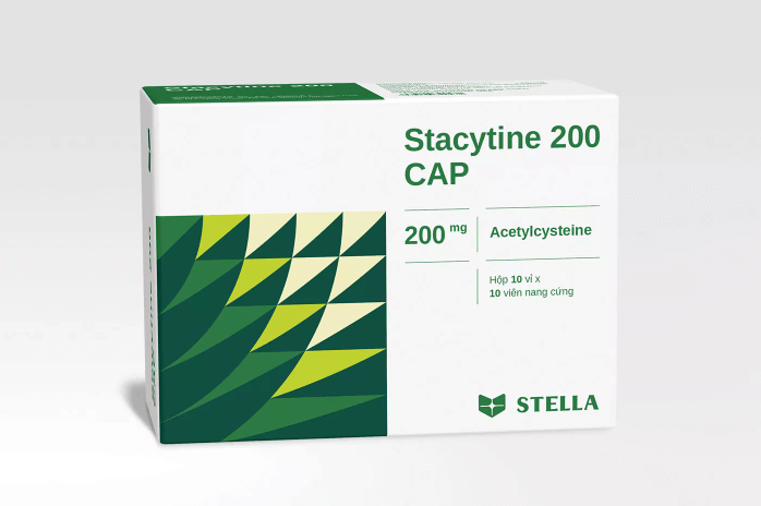 Stacytine 200 Cap là thuốc hỗ trợ tiêu chất nhầy hiệu quả
