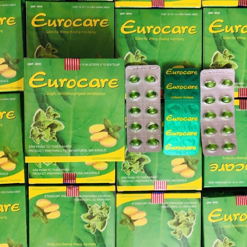 ​​​​​​​Eurocare là thuốc trị cảm cúm, ho, sổ mũi hiệu quả