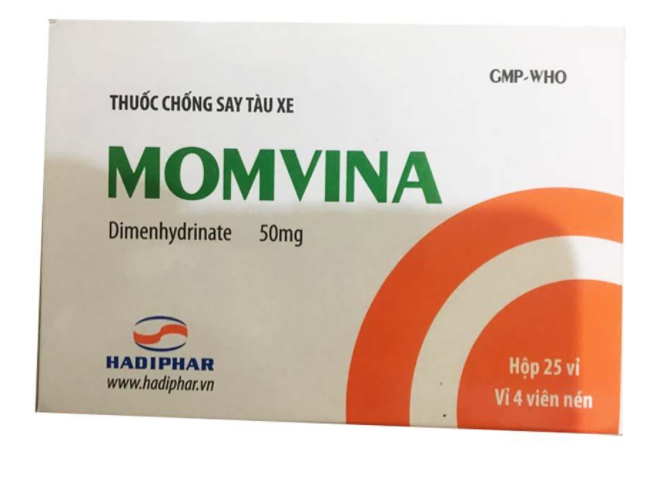 Thuốc Momvina - Tác dụng chống say tàu xe