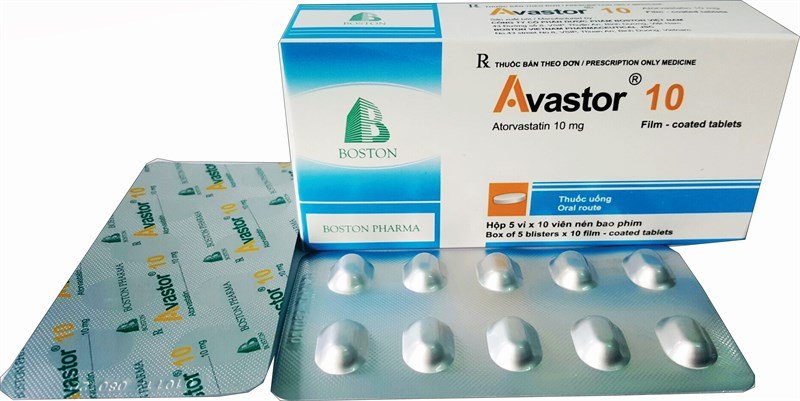 Thuốc Avasboston 10 - Điều trị tăng cholesteron máu, rối loạn lipid máu.