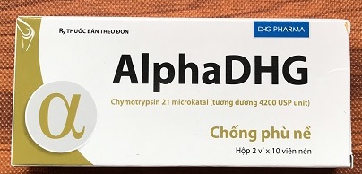 Cần thận trọng khi dùng thuốc AlphaDHG