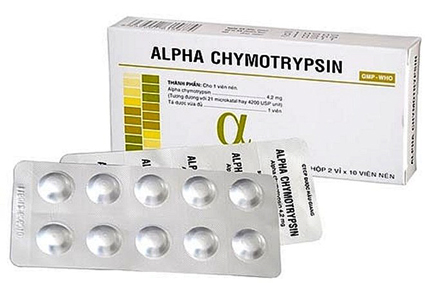 Thuốc Alphachymotrypsin kháng viêm, chống phù nề