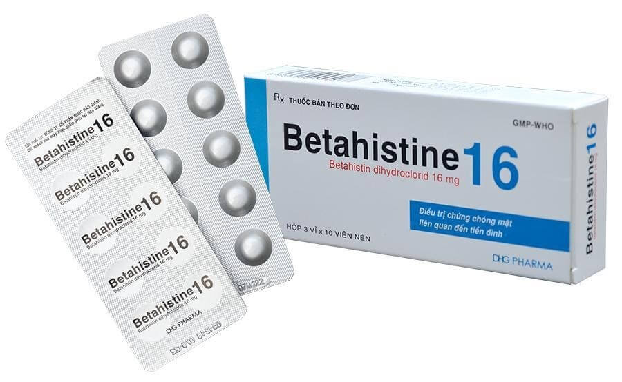 Thuốc Betahistine – chuyên điều trị chóng mặt liên quan đến tiền đình.