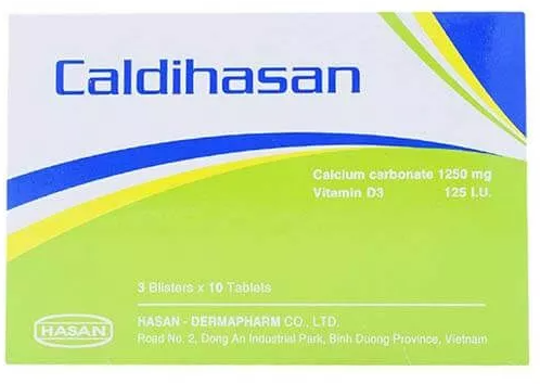 Thuốc Caldihasan thuộc nhóm bổ sung vitamin và khoáng chất 