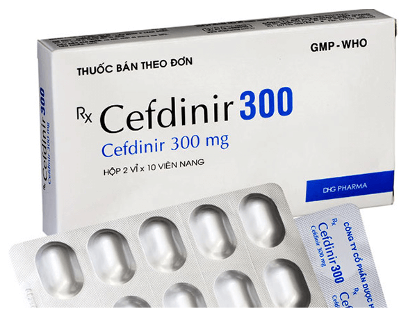 Quy cách đóng gói thuốc Cefdinir