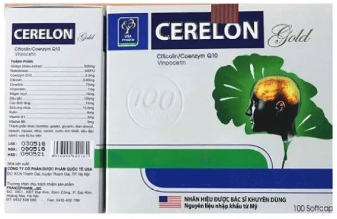Cerelon chứa các thành phần tăng cường não bộ khỏe mạnh