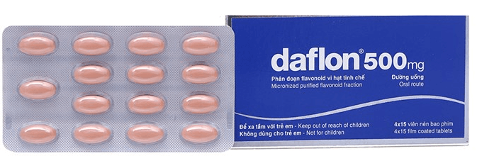 Quy cách đóng gói thuốc Daflon