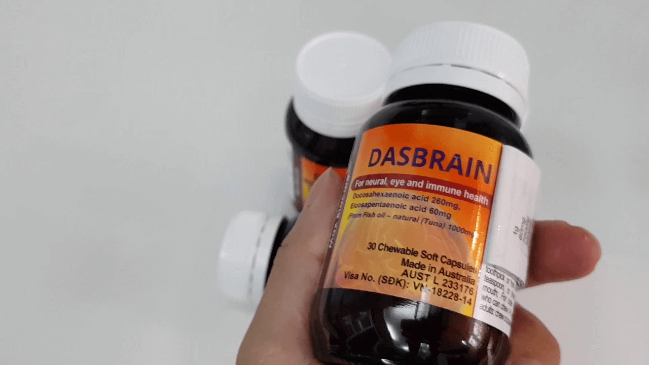 Dasbrain chứa thành phần Omega-3 tốt cho đôi mắt