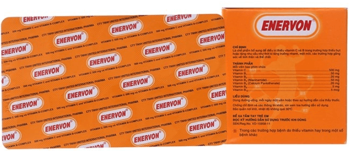 Thuốc Enervon là thuốc thuộc nhóm vitamin