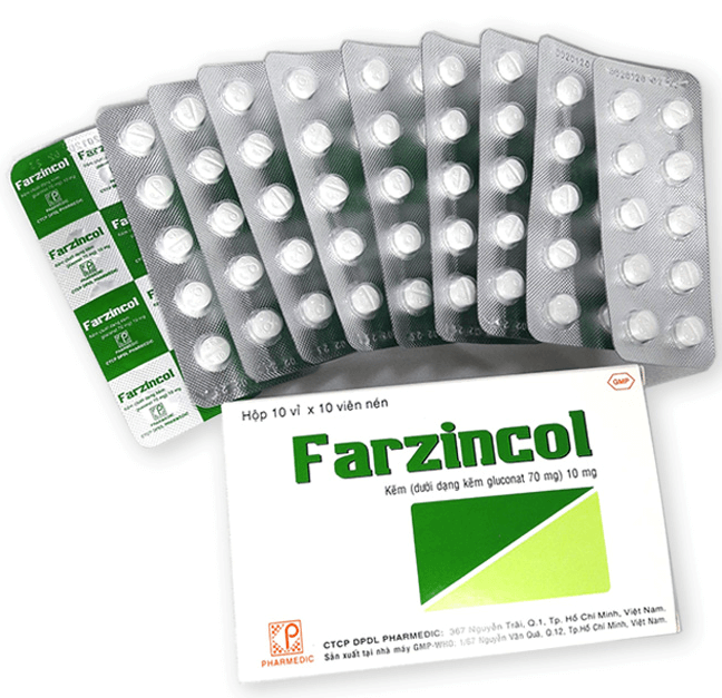 Những lưu ý khi sử dụng thuốc Farzincol