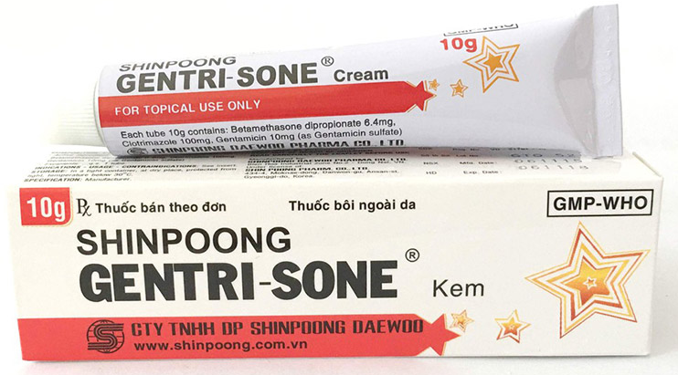 ​​​​​​​  Gentrisone điều trị hiệu quả bệnh nhiễm khuẩn da