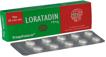 Thuốc Loratadin kháng histamin H1 thương hiệu Traphaco