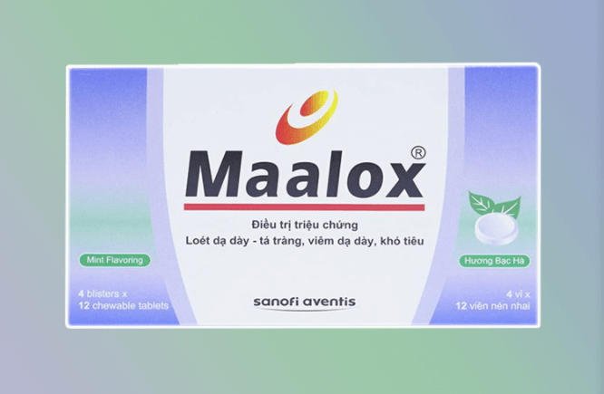 Thuốc Maalox giúp giảm acid dịch vị trong dạ dày