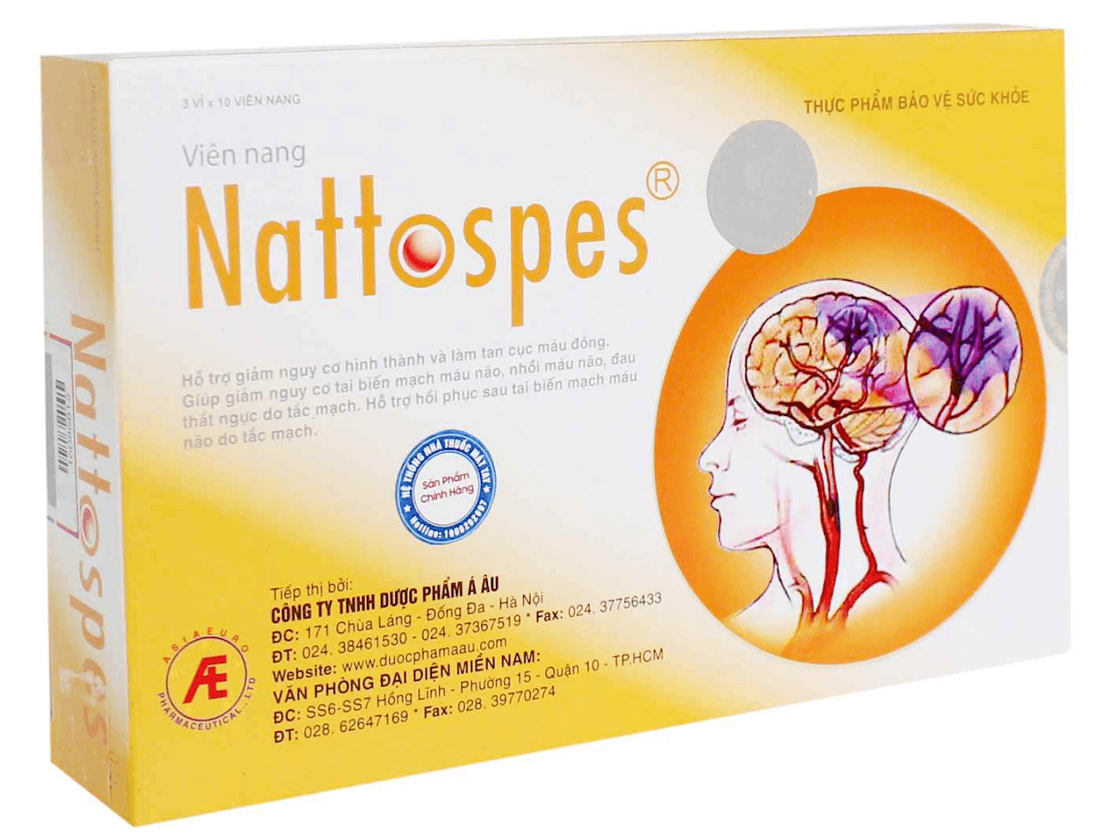 Thành phần của viên nang Nattospes