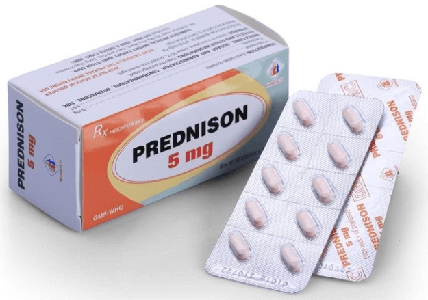 Thuốc Prednison 5mg - Thuộc nhóm hormon corticoid chống viêm