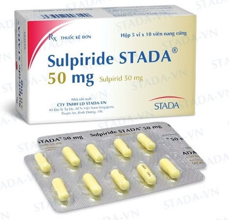 Thuốc Sulpiride viên nang cứng 50mg
