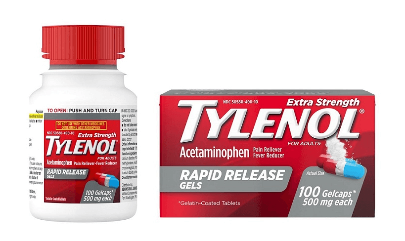 Thuốc Tylenol 500mg của Mỹ 100 viên