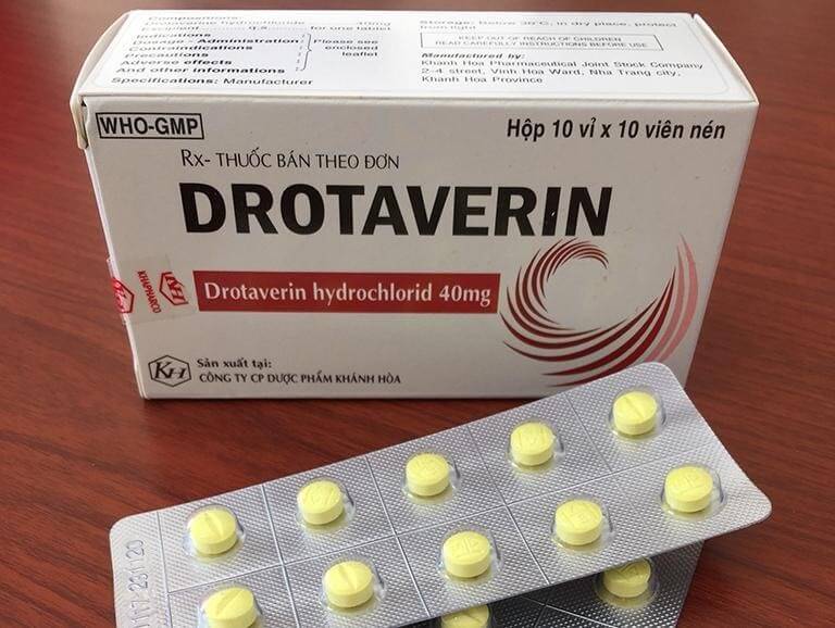 Thuốc Drotaverin giúp co thắt hay co giật cơ trơn ở vùng dạ dày và tim