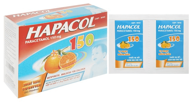 Liều dùng chỉ định của thuốc Hapacol 150