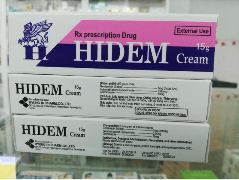 Đọc kỹ hướng dẫn trước khi sử dụng thuốc Hidem