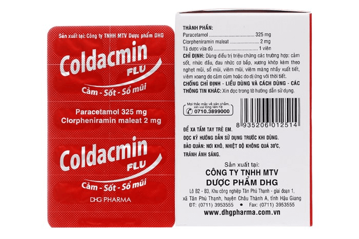 Những lưu ý khi sử dụng thuốc Hoa Cà Hoa Cải - Coldacmin Flu