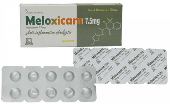Meloxicam hỗ trợ giảm đau trong điều trị viêm xương khớp