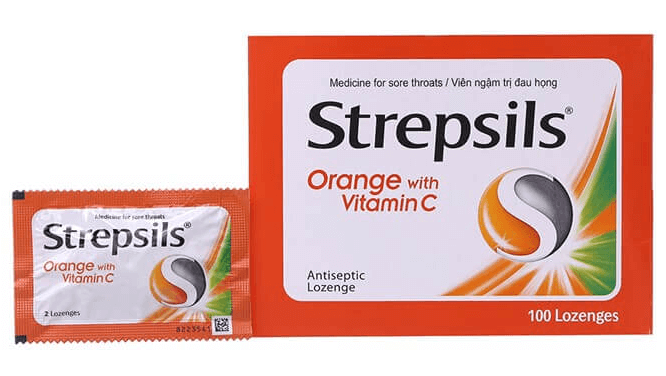 Strepsils có công dụng hiệu quả giảm viêm nhiễm cổ họng
