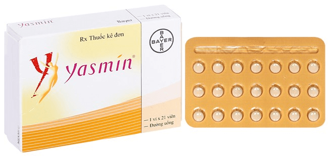 Thuốc tránh thai Yasmin gồm 2 thành phần chính là Drospirenone và Ethinylestradiol